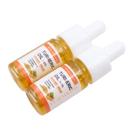 ieron 2 pcs Natural Turmeric Oil Skincare, Fights Acne,Heals Scars, Turmeric Face Serum, Turmeric Serum for Dark Spots (10ml)