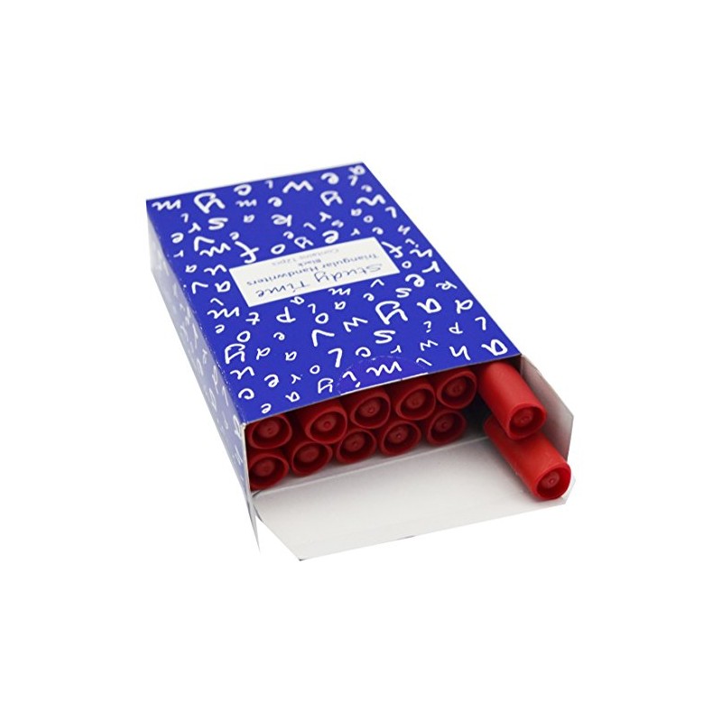 Study Time Triangular Handwriting Pens - Black (Pack of 12)