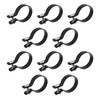 Oedema 10 Pcs Chain Link Brace Band Black Durable Iron