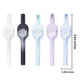 10 PCS Correction Tape Pens White-Out Applicator with Protective Cover, Smooth Ink Tape, Aesthetic Pen Design for School & Office Supplies (Push and Pull)