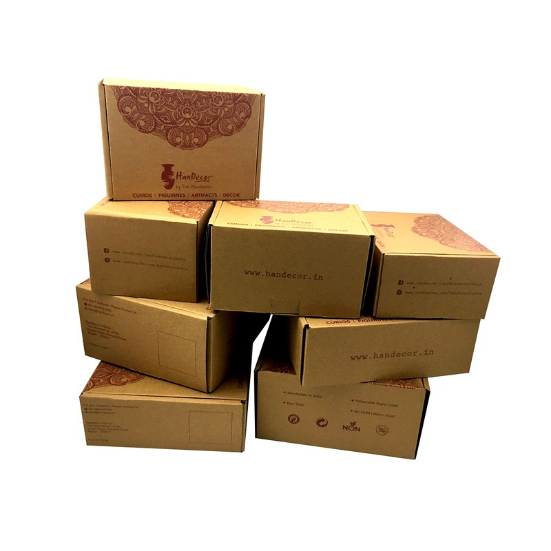 Two Moustaches Peacock Design 7 Inches Brass Door Handle -