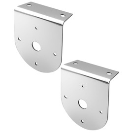 2PCS Bus Light Mounting Bracket Fit for Freightliner Peterbilt Trucks and Buses Replace 81560, Stainless Steel Watermelon Light Bracket