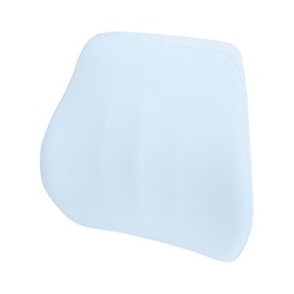 A ABSOPRO Car Seat Lumbar Cushion Memory Foam Support Ergonomic Design 34.5x38x10cm Blue 1 Pc