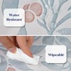 uwdfnwuif Elastic Round Tablecloth Washable Fitted Table Cover for Indoor