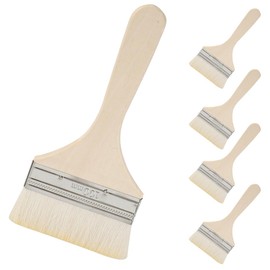 TKY Brush Flat Paint Watercolor Oil Painting Painting Paint Painting Cleaning General Purpose DIY Set of 5 (10cm)