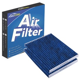 Forccord 2-PACK HEPA Cabin Air Filter Fits for Hyundai Ioniq 1.6L(2017-22), Hyundai Ioniq/Kia Niro 1.6L(17-22), Kia Niro EV(19-22) Activated Carbon Cabin Filter Replacement for 97133G2000