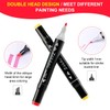 Touchcool Graffiti Pen Set, 80 Coloured Marker Pens, Oily Mark
