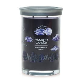 Yankee Candle MidSummer's Night Scented, Signature 20oz Large Tumbler 2-Wick Candle, Over 60 Hours of Burn Time