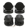 2pcs Dome Tweeter Car Audio Speaker Black 20W Loudspeaker Universal