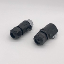 CNLINKO 9 Pin Power Industrial Circular Connector, Male Plug & Female Receptacles, Cable to Cable Connection, Outdoor Waterproof IP67, Easy Plug and Pull, AC DC Signal