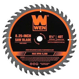 WEN BL0840 8.25-Inch 40-Tooth Carbide-Tipped Circular Saw Blade