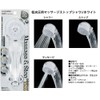 Kakudai Low Water Pressure Massage Stop Shower Clear White 356-720-W