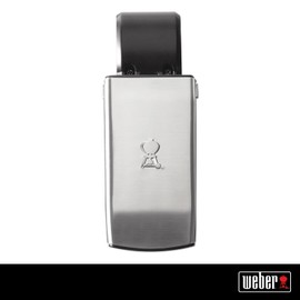 Weber Q-Series Grip Light (Q1000-2000-3000 Series), with Integrated Tilt Sensor, Switches Light On When Opening the Lid, Ideal for Barbecuing in the Dark - Silver (7663)