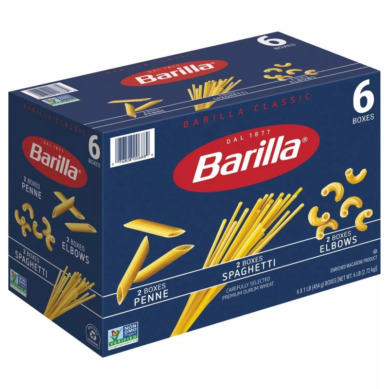 Barilla Pasta Variety Pack (16 oz., 6 pk.)