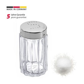 Westmark 63012611 Salt Shaker Display Pack of 12 Shaker Capacity 50 ml Glass / Stainless Steel Traditional Transparent / Silver