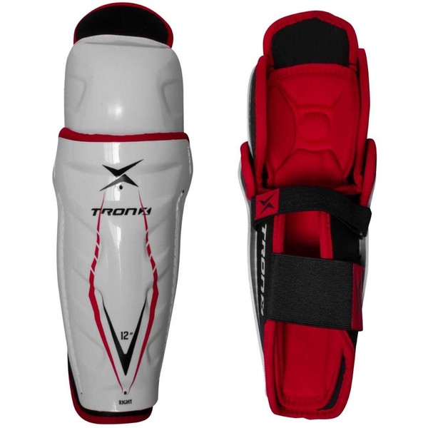 TronX Force Junior Ice Hockey Shin Guards (9 Inch -