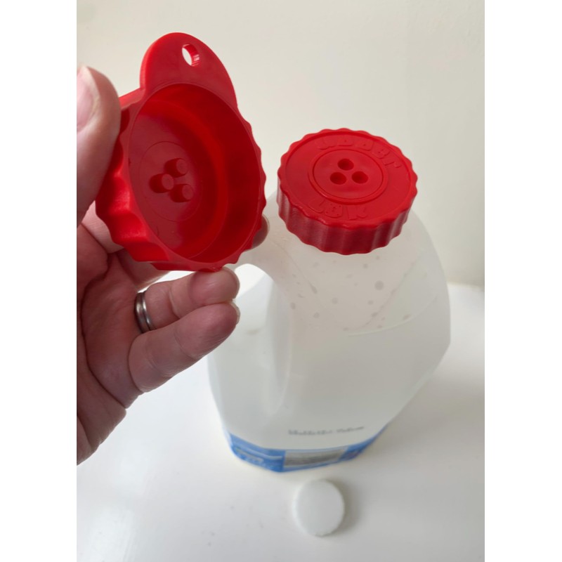 UdderLok - The Original Milk Bottle Lock - Red Circles