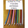 5 GARMIN MINI REPLACEMENT LONG RANGE ANTENNAS FOR ALPHA TT