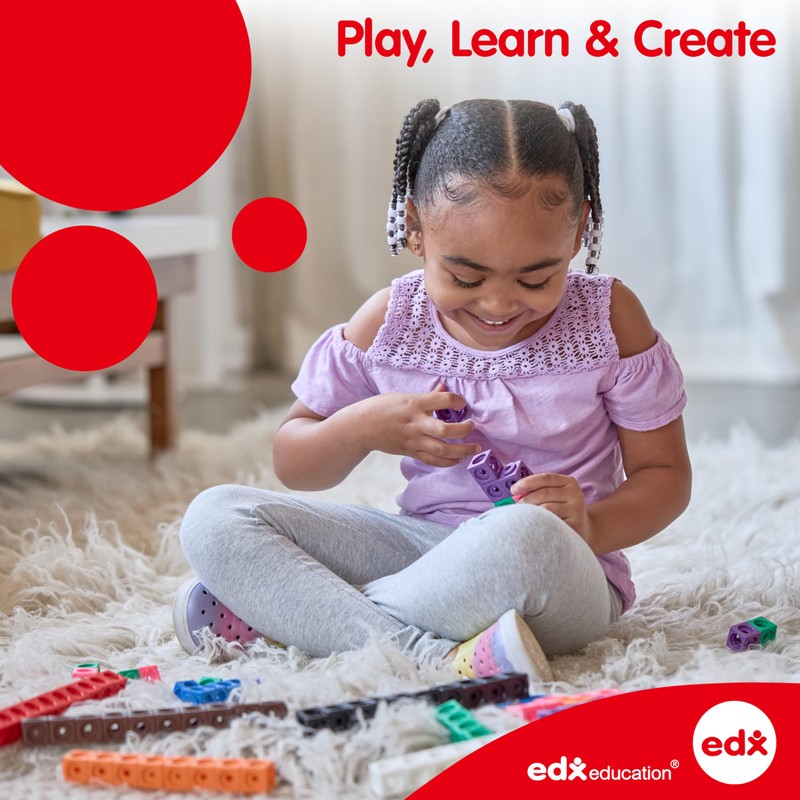 edxeducation Pegs and Peg Board Set | 1,000 Pegs and