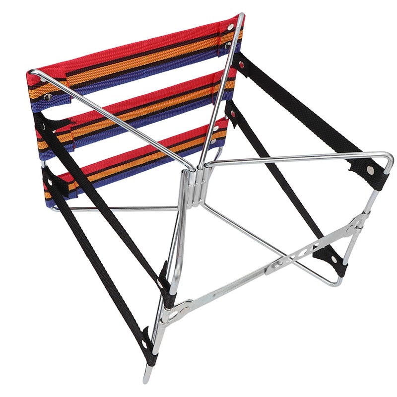 Pedicure Foldable Stool 4 Gears Adjustable Oxford Fabric Folding Stool