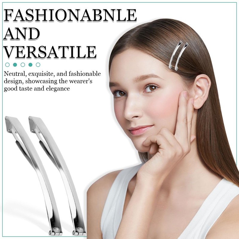 MOLZINY 8 Stück Haarclips Haarspangen Französische Haarspangen Für Frauen Automatischer