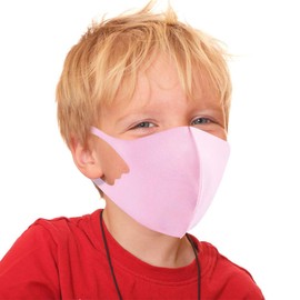 Generise Kids Face Masks x3 Kids Face Masks Washable UK Stock - Polyurethane Breathable Washable Face Mask - Unisex (Pink)