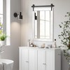 Farmhouse Bathroom Mirror for Over Sink 22”*32”, Barn Door Mirror,