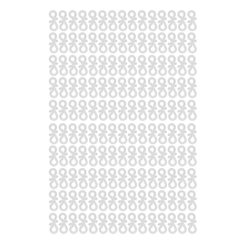 150Pcs S Shaped Hooks Sturdy Durable Plastic Dual Ends Multipurpose
