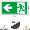 Pack of 2 – Sign Emergency Exit Sign Arrow Left