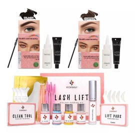 Iconsign Lash Lifting Rizado Pestañas + 2 Pigmentos Cejas Y Pestañas