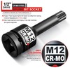 KIRXST Kraft XZN Bit Insert 1/2 Inch, M12, Power Multi-Tooth