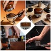 GZEduld 53mm Espresso Accessories, Espresso Distribution Tool, Adjustable Height 5-15mm,