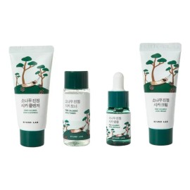 Round Lab Pine Calming Cica Trial Kit Mini Skincare Kit 4pz