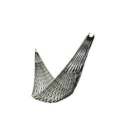KNC Outdoor Travel Camping Sport Hammock, Army Green Net Mesh Nylon Sleeping Bed Swing with Hooks for Garden Beach Camping Hunting Hiking Traveling (Green)