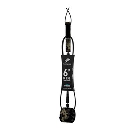 FIREWIRE Surfboards All Day Regular 7mm Leash – Camo, 6ft - Durable, High-Performance Surfing Accessory