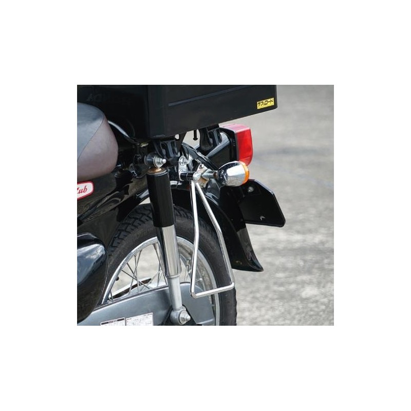 RALLY591 RY591 Triangle Side Bag Support, Single, Silver