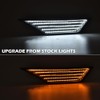 PIT66 Smoke LED Side Marker Lights Switchback Signal Lamp Compatible