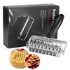 Pastry Lattice Roller Cutter - Stainless Steel Professional Dough Lattice