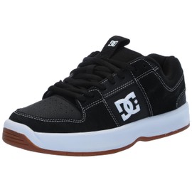 DC Men's Lynx Zero Casual Skate Shoe, Black/Black/White, 11