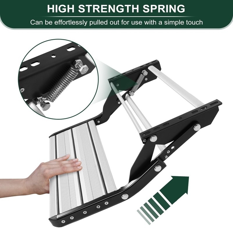 GOTOTOP Step, Rv Step Stool, RV Step, Aluminum Folding Step