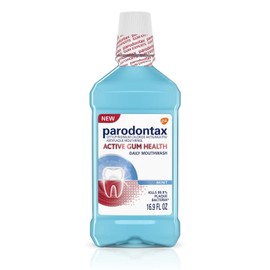 Parodontax Active Gum Health Mouthwash, Mint, 16.9 fl oz, for Adults