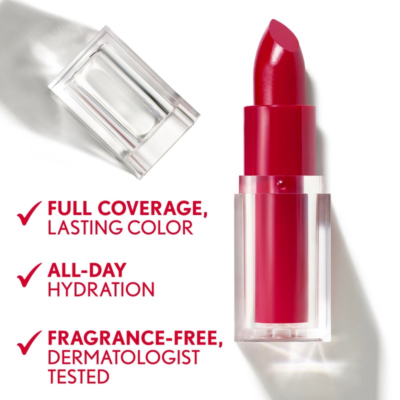 CoverGirl Clean Lip Color, Blooming Lilac, Satin Finish, Squalane, Avocado