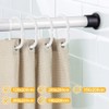 Alaoo 24 Pack Curtain Hooks, Plastic C-Shaped Shower Curtain Hooks,