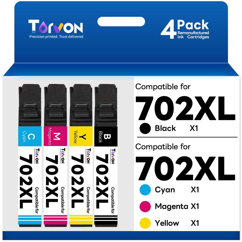 Torvon Torvon High Yield Remanufactured Ink Cartridge Replacement for Epson