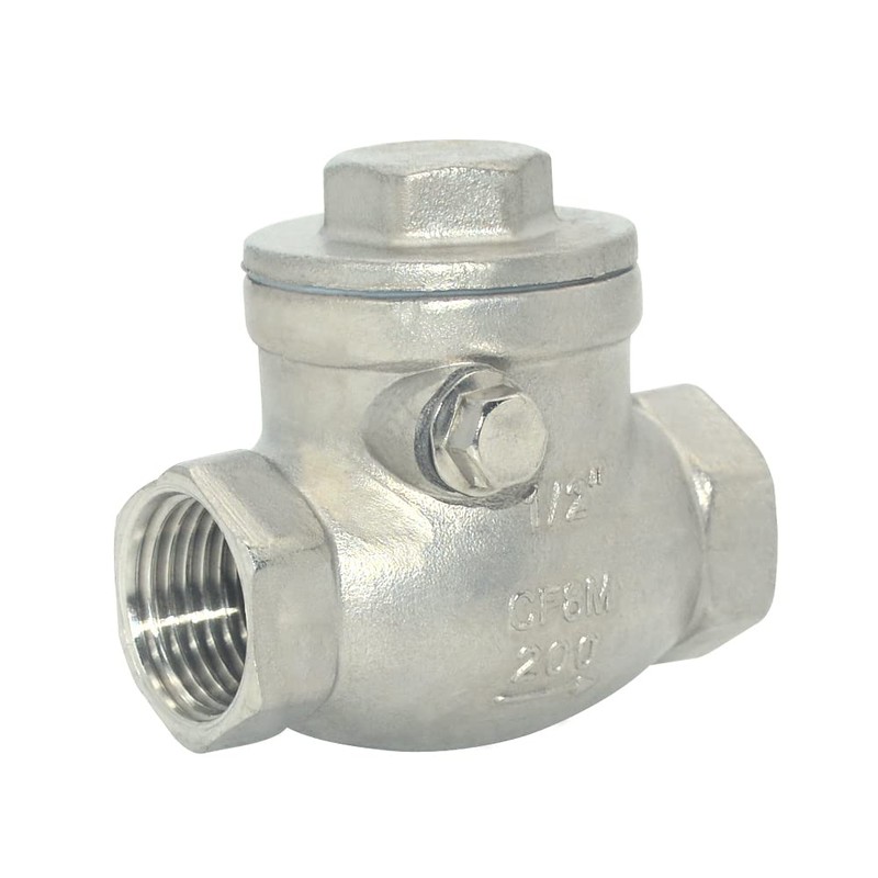 VARMHUS Stainless Steel SS316 Swing Check Valve,NPT Female x Female