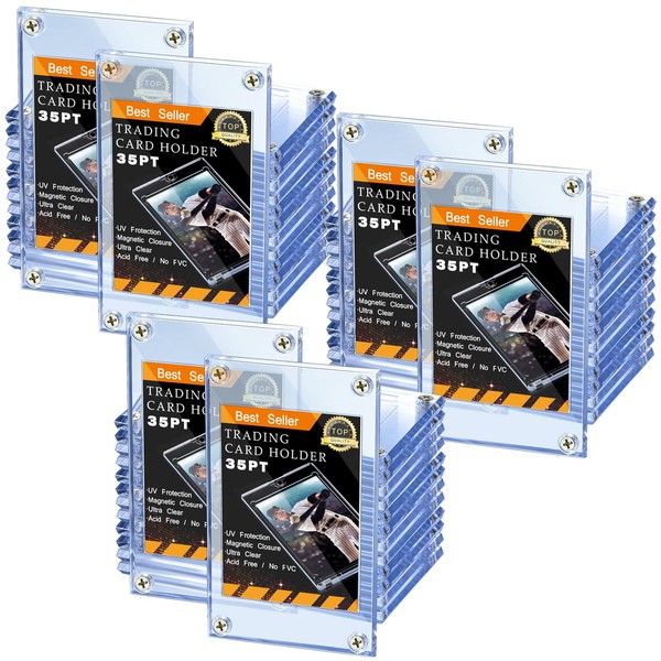 10 Pieces Trading Card Protector, Baseball Card Protector, 35 PT