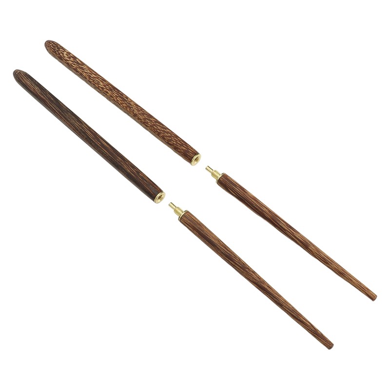 Foldable Wood Chopsticks Portable Detachable Wooden Flatware Chopsticks for Outdoor