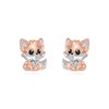 Flpruy Fox Earrings 925 Sterling Silver Fox Studs Earrings Fox