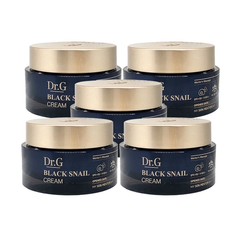 Dr.G Black Snail Cream 50ml Whitening Wrinkle Care 5 Pieces