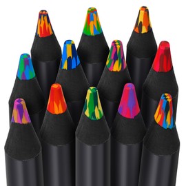 Stocking Stuffers for Kids, Art Supplies 12 Colored Rainbow Pencils, Valentines for Kids Adults, Teen Girl Gifts Trendy Stuff Birthday Party Favors, Arts And Crafts, Easter Basket for 8-12 Year Old